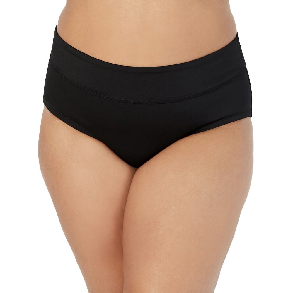 NIKE Womens Hipster Bikini Bottoms Plus Size 3X Black Swim NESS9339DS 001